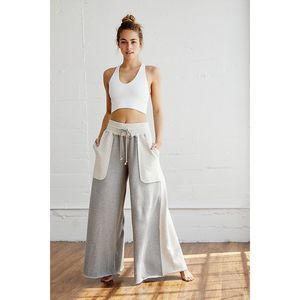Free People Upbeat Wide Leg Pants-Medium